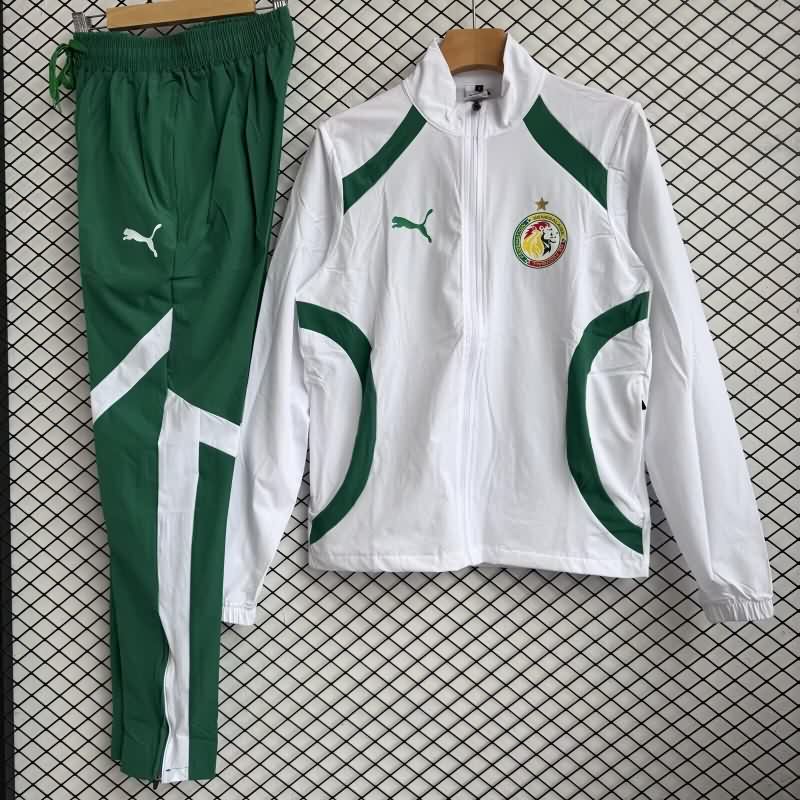 AAA(Thailand) Senegal 2026 White Soccer Tracksuit