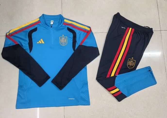AAA(Thailand) Spain 2026 Blue Soccer Tracksuit