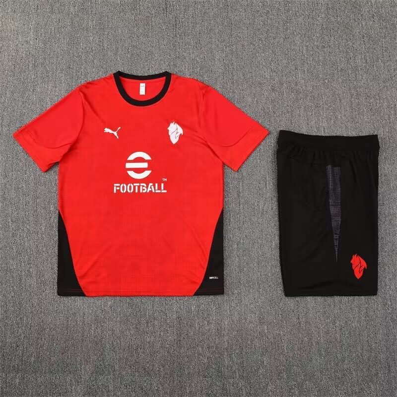 AAA(Thailand) AC Milan 25/26 Red Soccer Training Sets 02