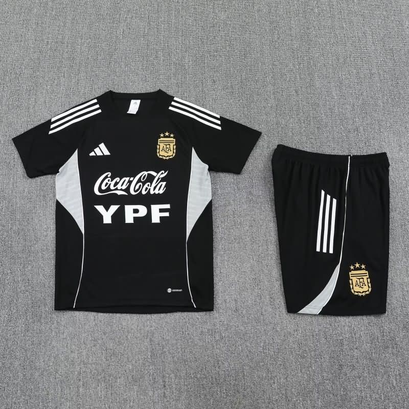 AAA(Thailand) Argentina 2025 Black Soccer Training Sets 02