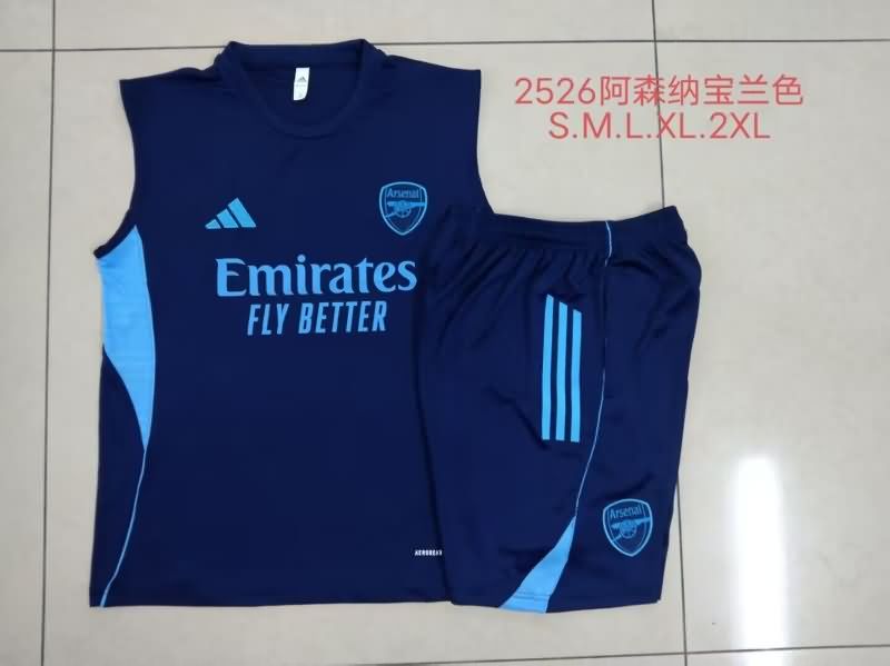 AAA(Thailand) Arsenal 25/26 Dark Blue Soccer Training Sets