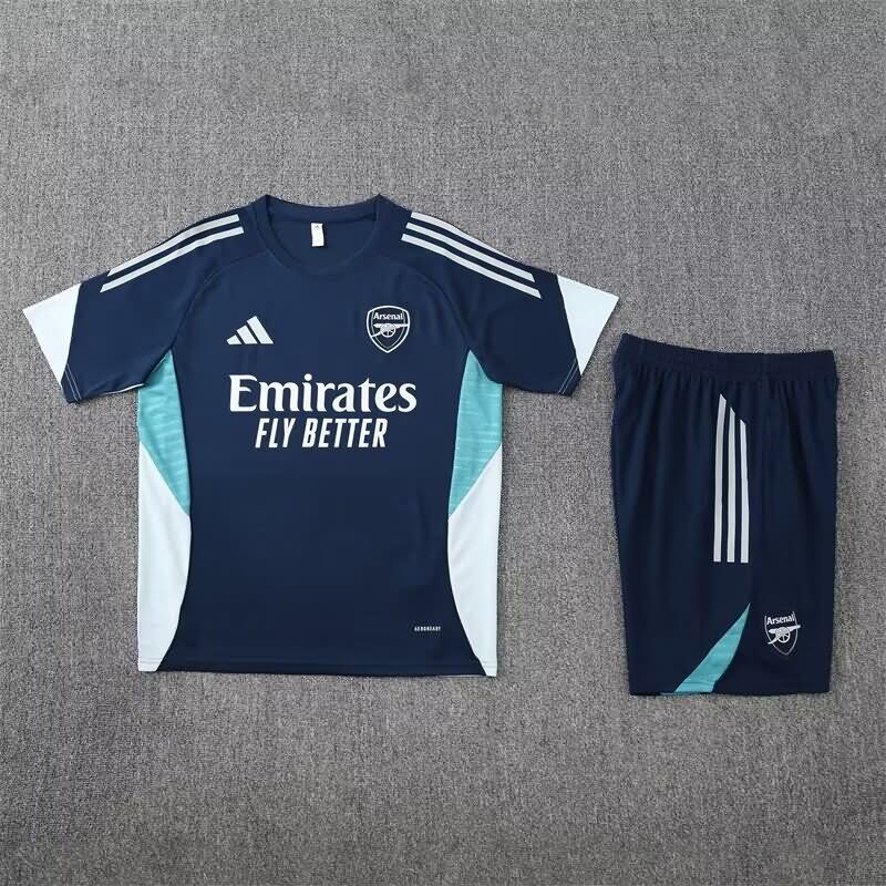 AAA(Thailand) Arsenal 25/26 Dark Blue Soccer Training Sets 05