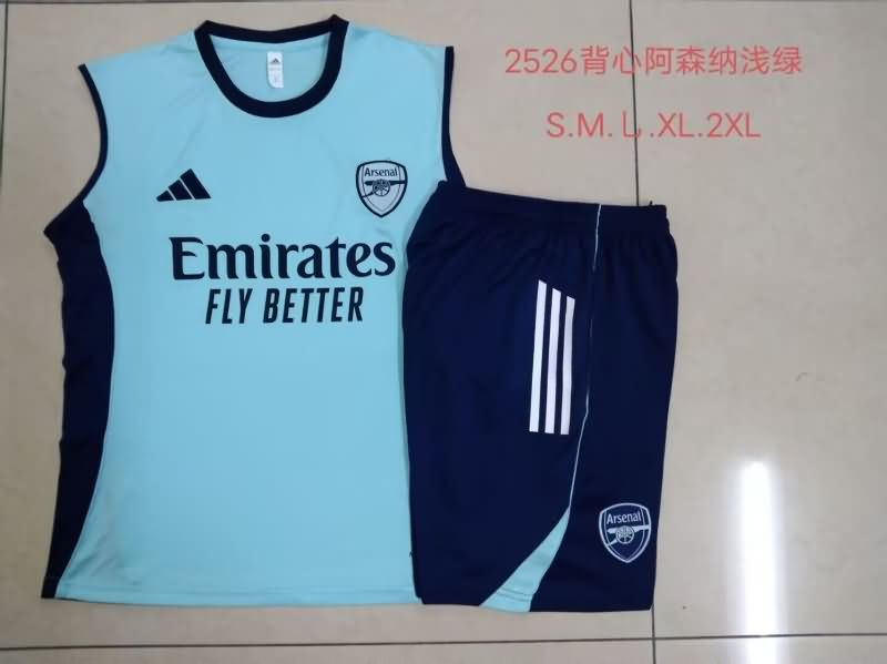 AAA(Thailand) Arsenal 25/26 Light Blue Soccer Training Sets