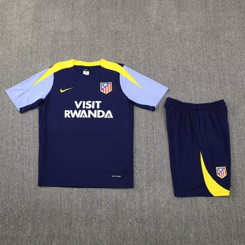 AAA(Thailand) Atletico Madrid 25/26 Dark Blue Soccer Training Sets