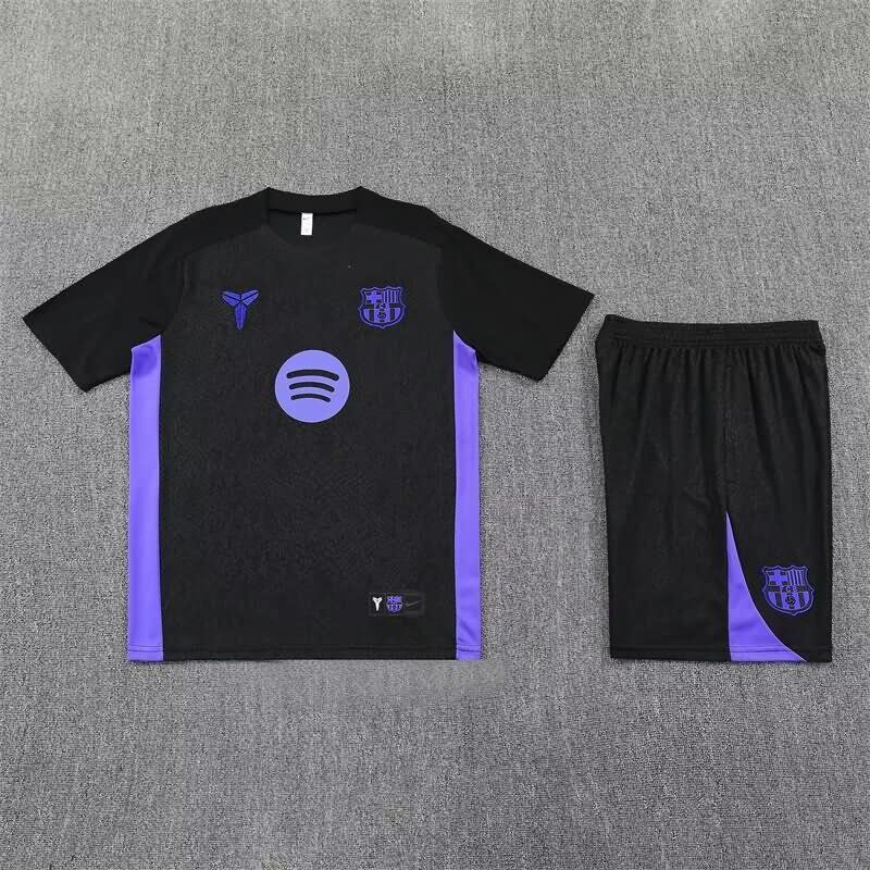 AAA(Thailand) Barcelona 25/26 Black Soccer Training Sets 03
