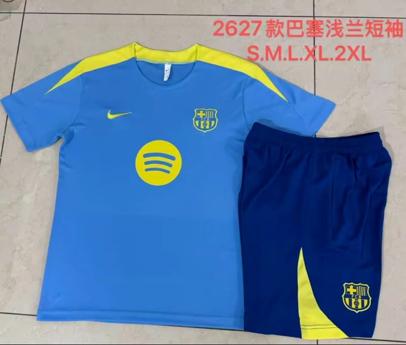 AAA(Thailand) Barcelona 25/26 Blue Soccer Training Sets