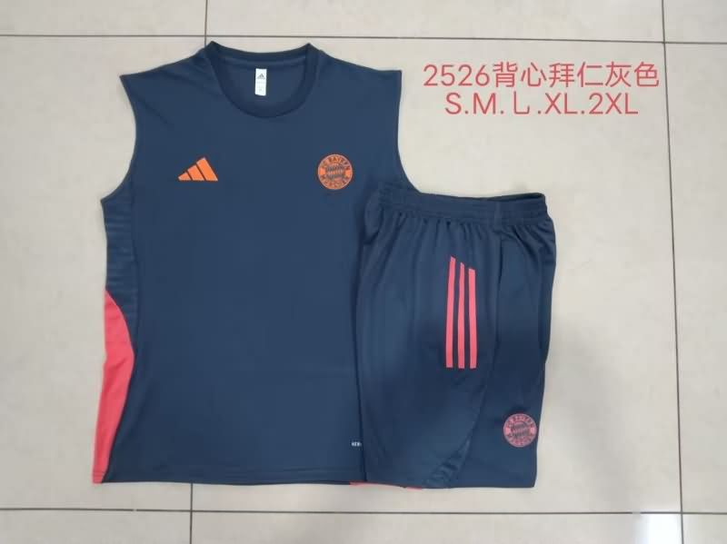 AAA(Thailand) Bayern Munich 25/26 Dark Blue Soccer Training Sets
