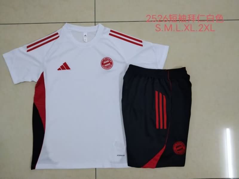 AAA(Thailand) Bayern Munich 25/26 White Soccer Training Sets