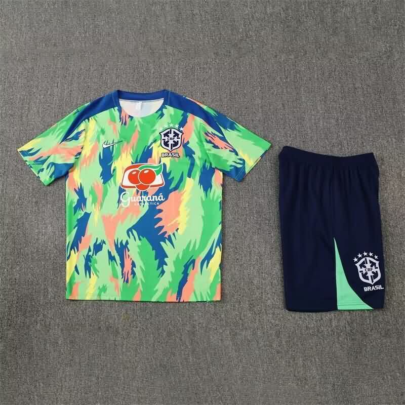 AAA(Thailand) Brazil 2025 Green Soccer Training Sets