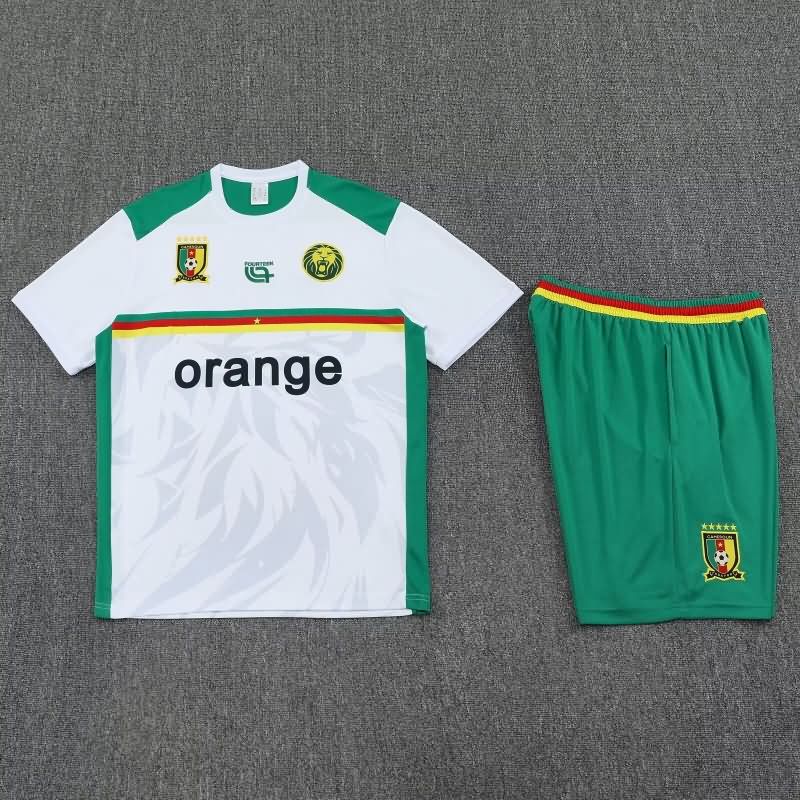 AAA(Thailand) Cameroon 2025 Whtie Soccer Training Sets