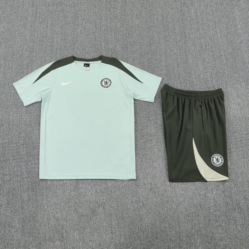 AAA(Thailand) Chelsea 25/26 Light Green Soccer Training Sets