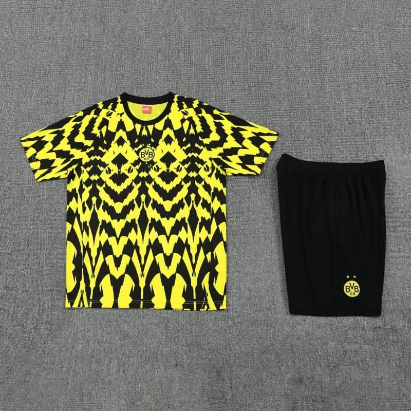 AAA(Thailand) Dortmund 25/26 Yellow Soccer Training Sets 02