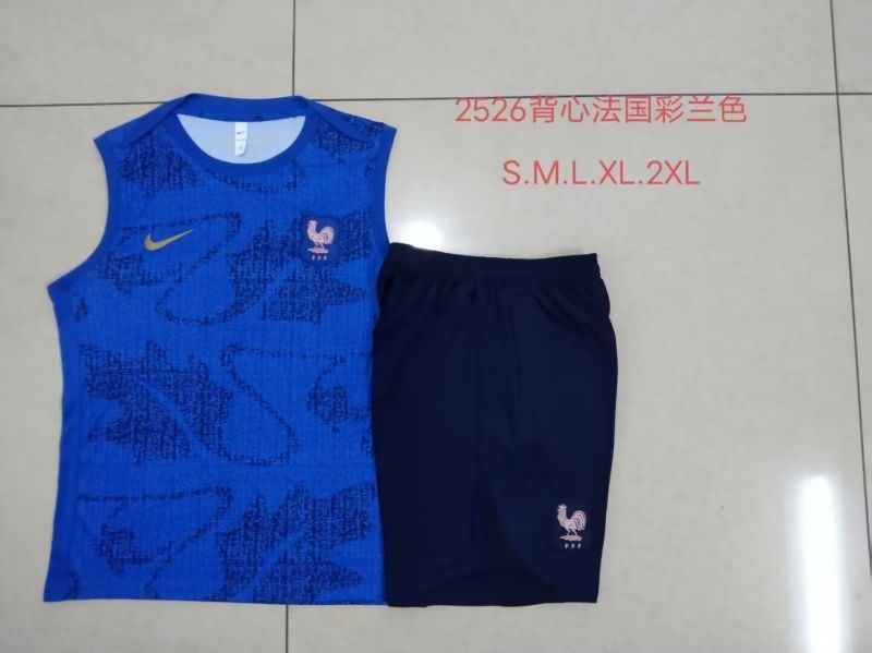 AAA(Thailand) France 2025 Blue Soccer Training Sets 02