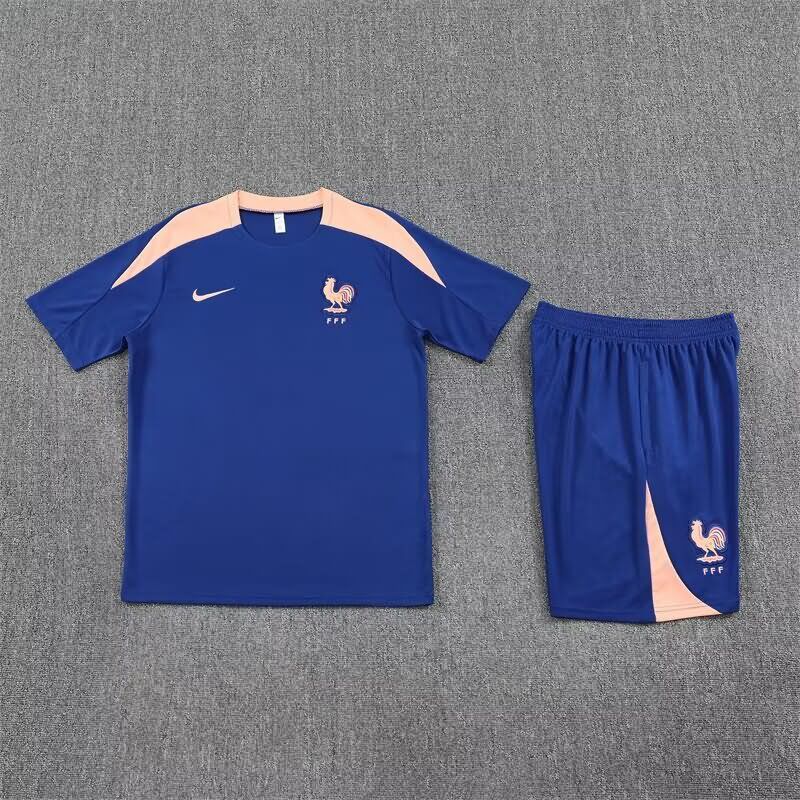 AAA(Thailand) France 2025 Dark Blue Soccer Training Sets