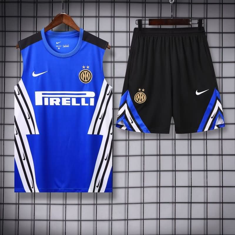 AAA(Thailand) Inter Milan 25/26 Blue Soccer Training Sets
