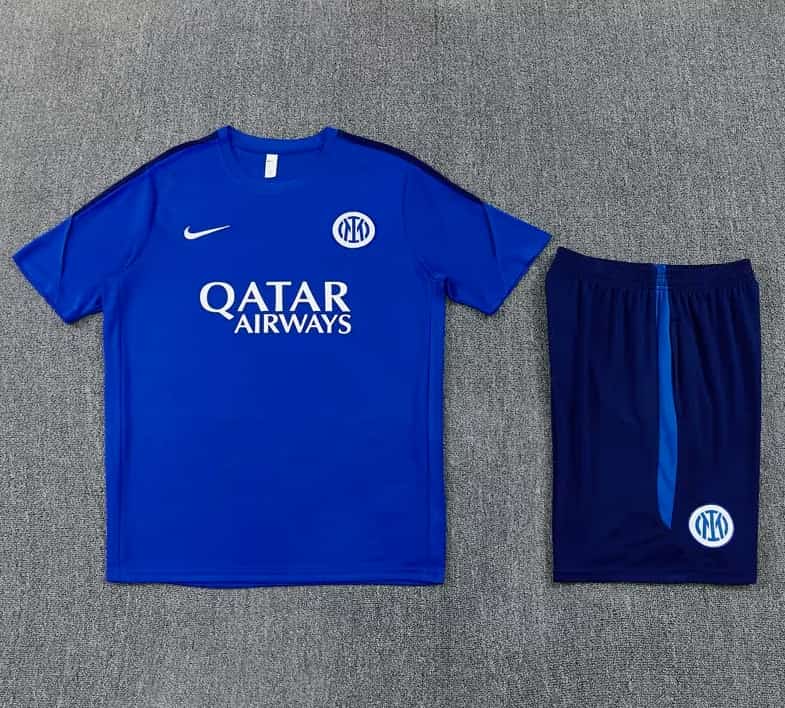 AAA(Thailand) Inter Milan 25/26 Blue Soccer Training Sets 02