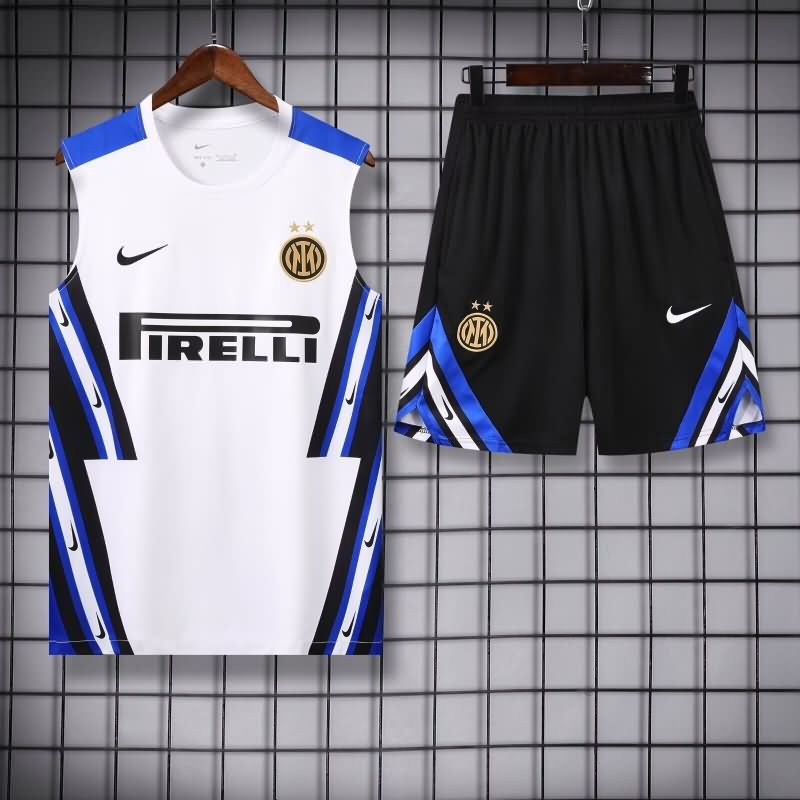 AAA(Thailand) Inter Milan 25/26 White Soccer Training Sets