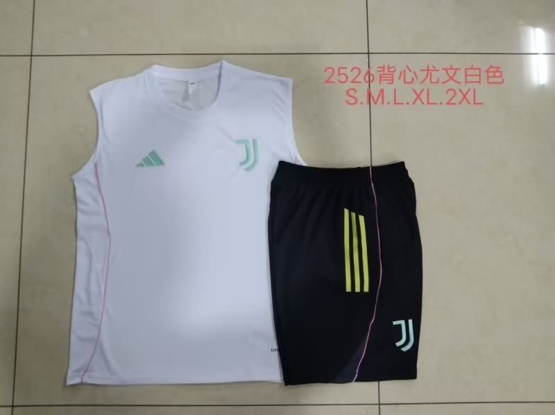 AAA(Thailand) Juventus 25/26 White Soccer Training Sets 05