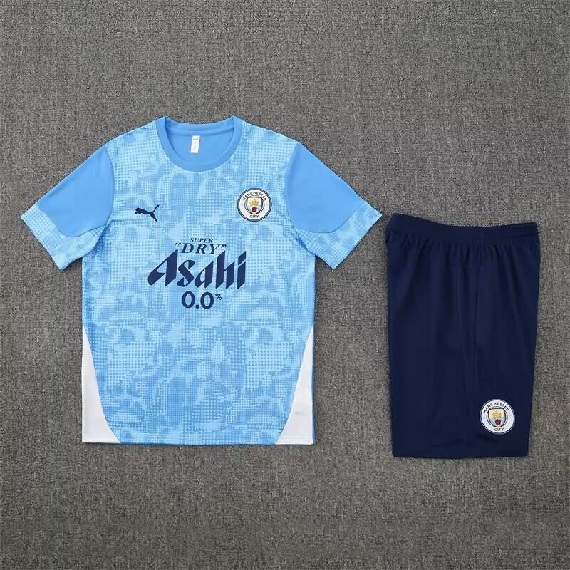 AAA(Thailand) Manchester City 25/26 Blue Soccer Training Sets 02