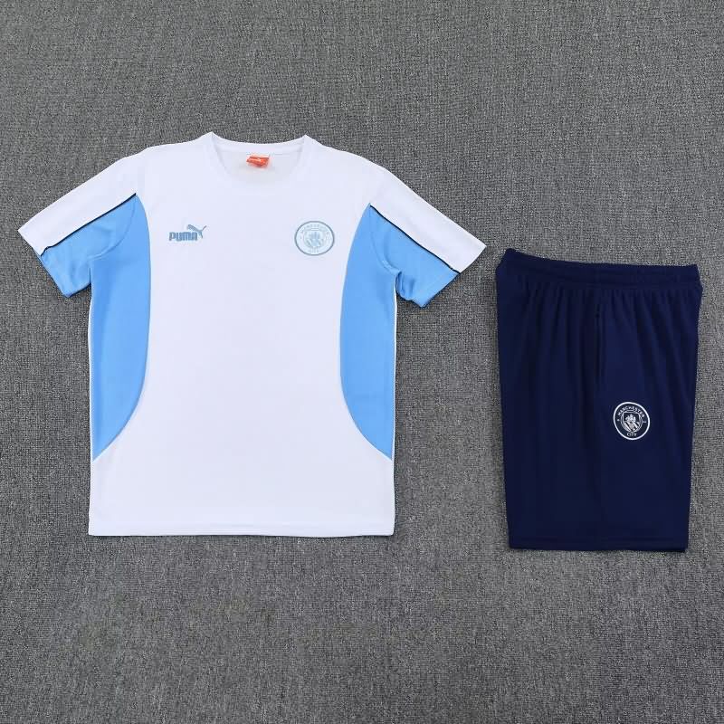 AAA(Thailand) Manchester City 25/26 White Soccer Training Sets