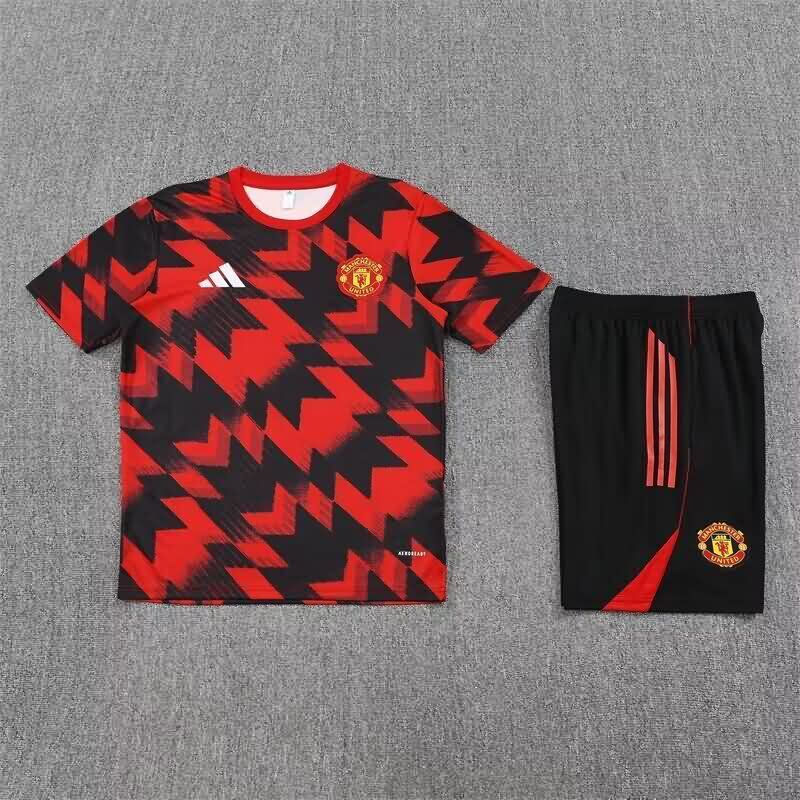 AAA(Thailand) Manchester United 25/26 Red Soccer Training Sets 02