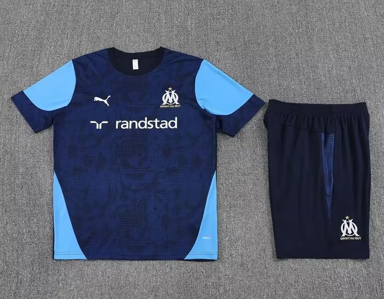 AAA(Thailand) Marseilles 25/26 Dark Blue Soccer Training Sets