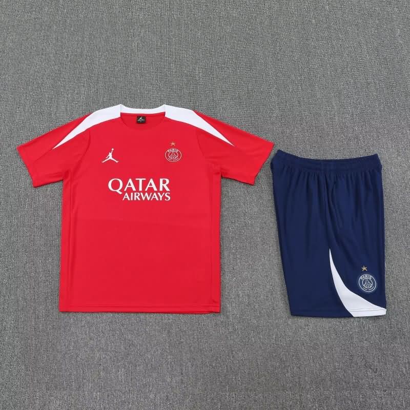 AAA(Thailand) Paris St German 25/26 Red Soccer Training Sets