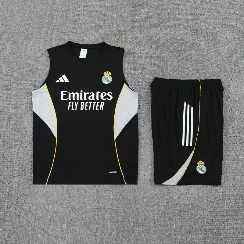 AAA(Thailand) Real Madrid 25/26 Black Soccer Training Sets