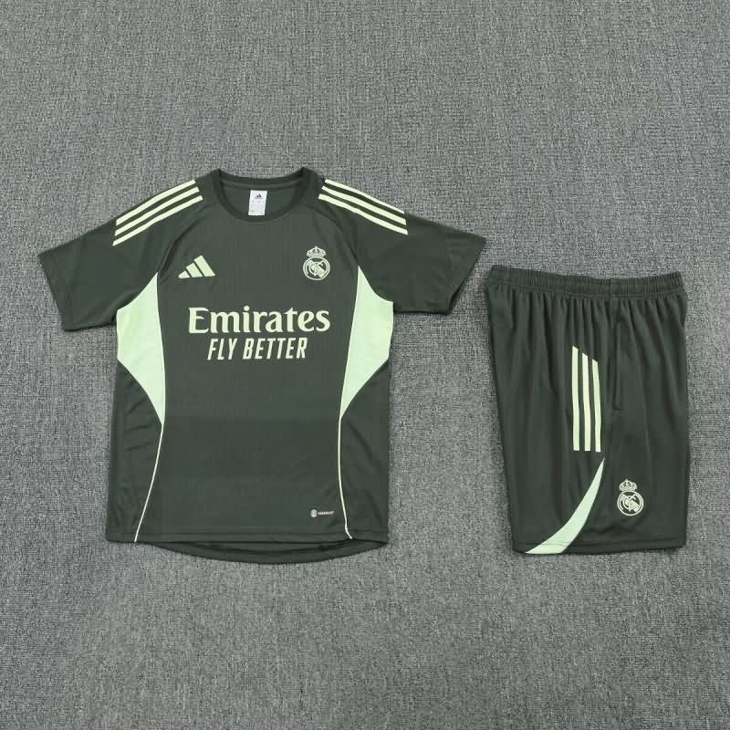 AAA(Thailand) Real Madrid 25/26 Dark Green Soccer Training Sets