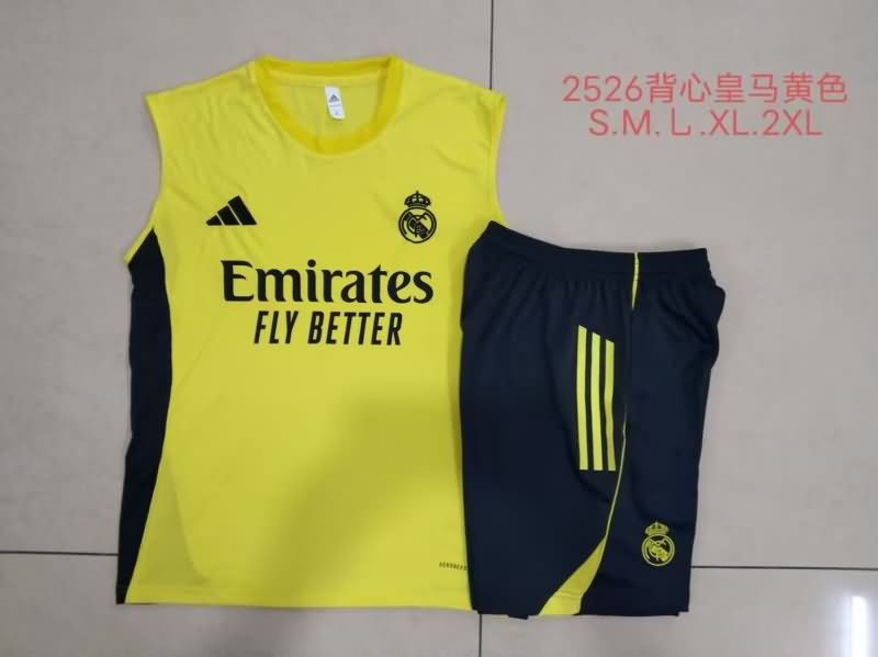 AAA(Thailand) Real Madrid 25/26 Yellow Soccer Training Sets