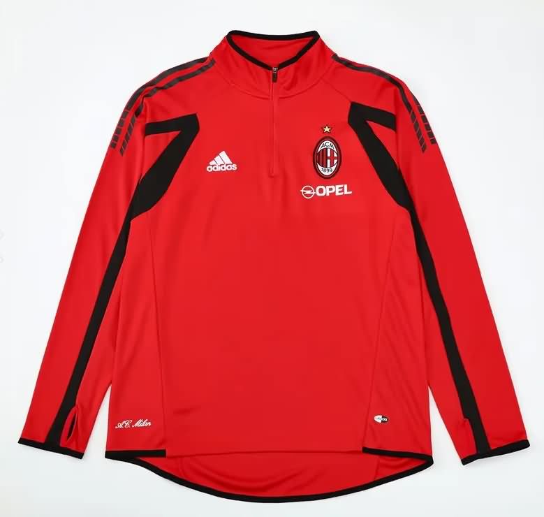 AAA(Thailand) AC Milan 2005/06 Red Soccer Sweater