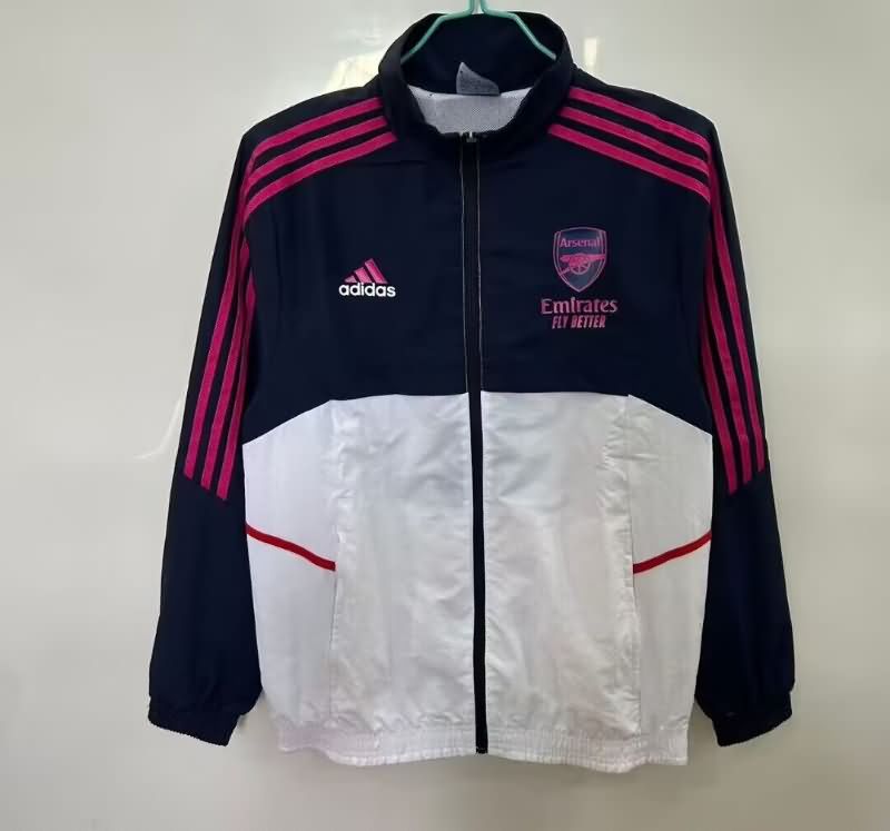 AAA(Thailand) Arsenal 25/26 Dark Blue Soccer Windbreaker