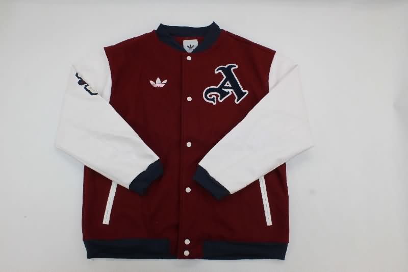 AAA(Thailand) Arsenal 25/26 Red Baseball Jacket