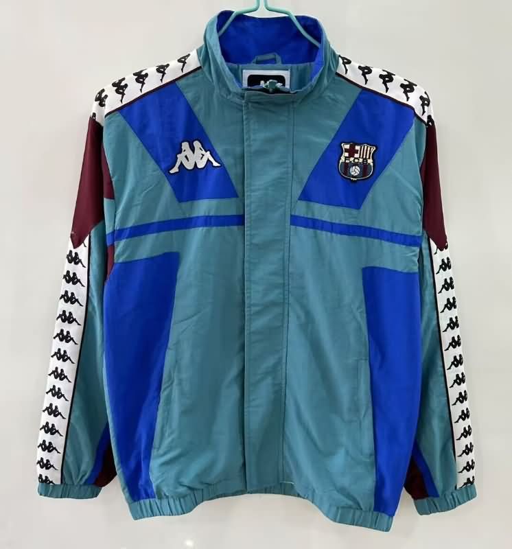 AAA(Thailand) Barcelona 25/26 Green Soccer Windbreaker