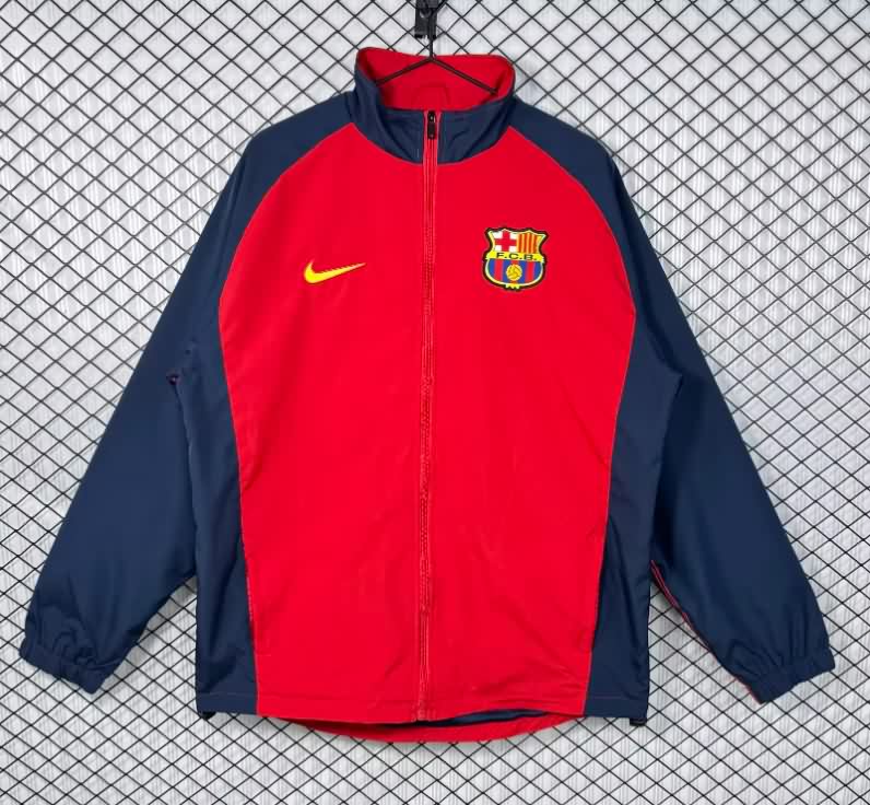 AAA(Thailand) Barcelona 25/26 Red Soccer Windbreaker