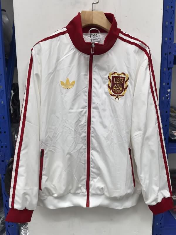 AAA(Thailand) Bayern Munich 25/26 White Soccer Windbreaker