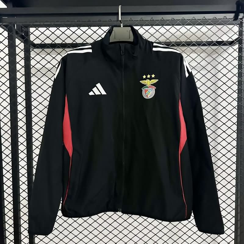 AAA(Thailand) Benfica 25/26 Black Soccer Windbreaker