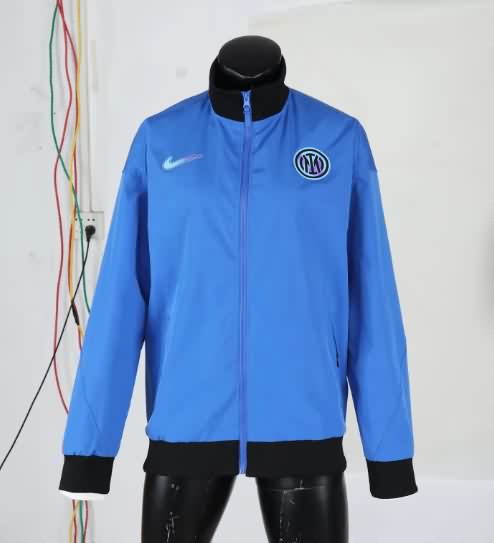 AAA(Thailand) Inter Milan 25/26 Blue Soccer Windbreaker