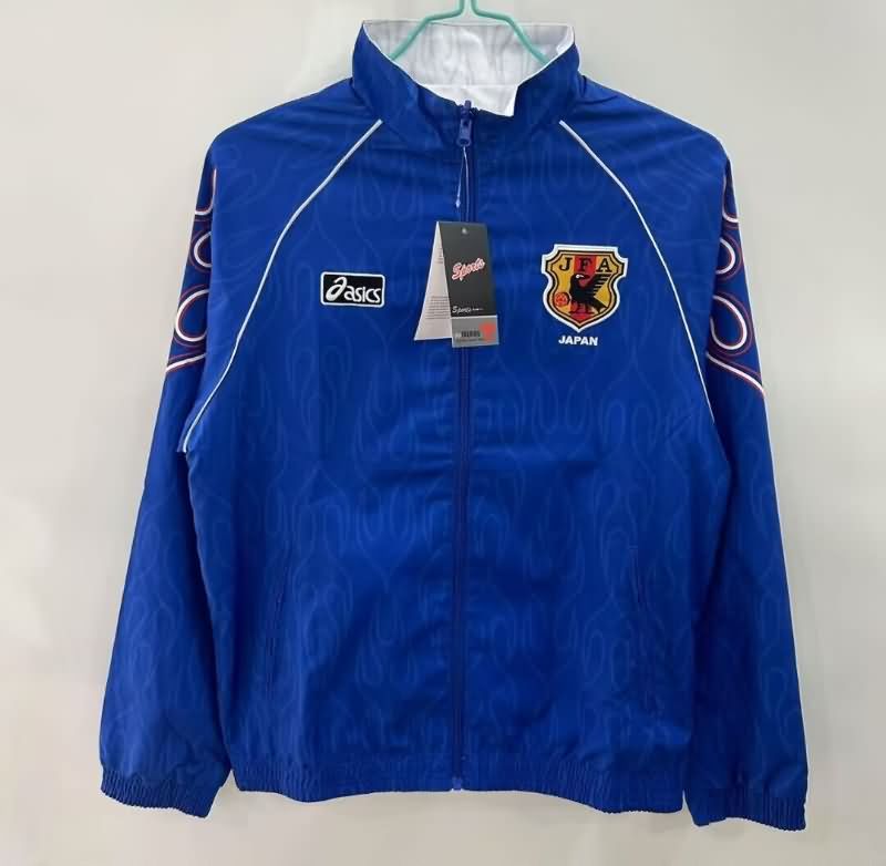 AAA(Thailand) Japan 2025 Blue White Reversible Soccer Windbreaker