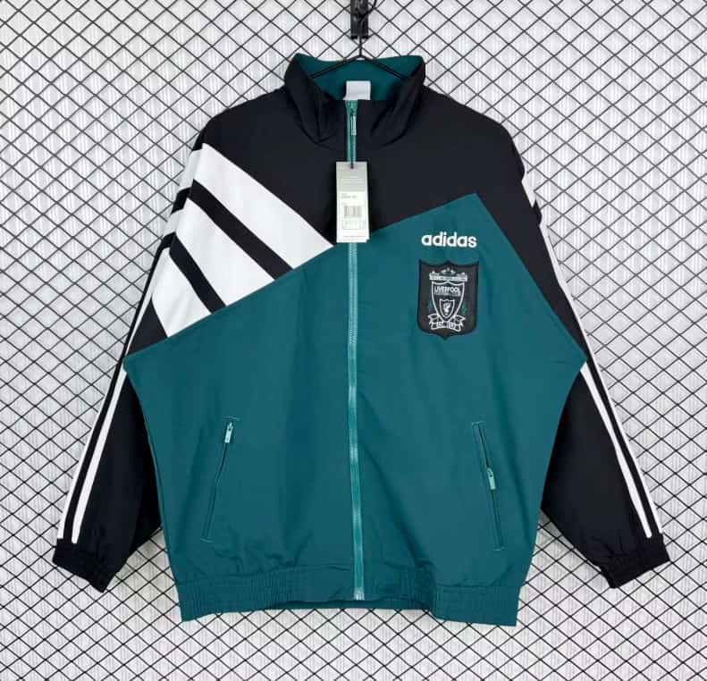 AAA(Thailand) Liverpool 25/26 Green Soccer Windbreaker 04