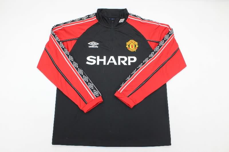 AAA(Thailand) Manchester United 1998/99 Black Soccer Sweater