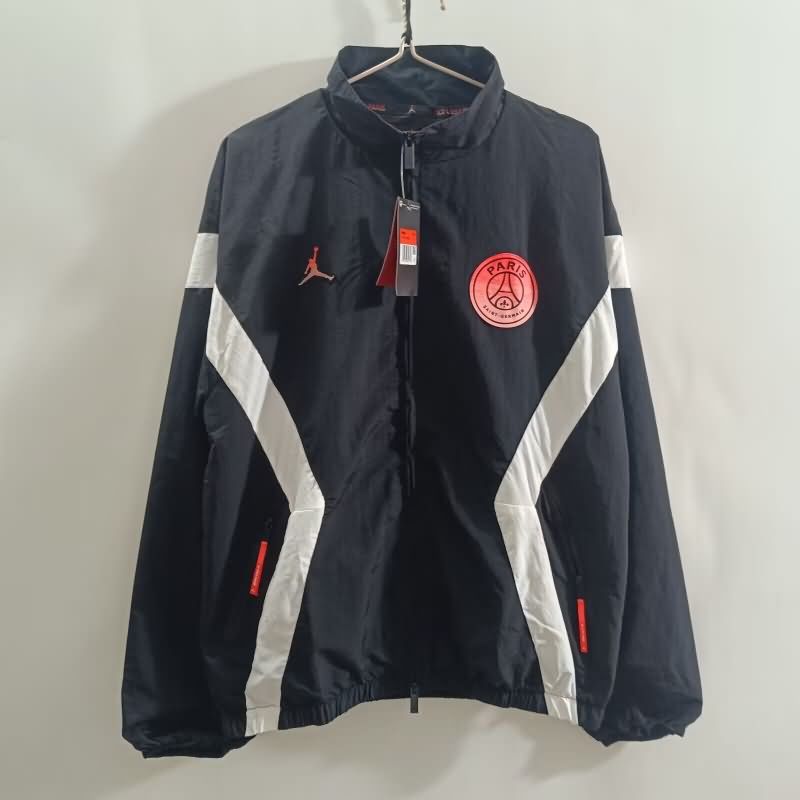 AAA(Thailand) Paris St German 25/26 Black Soccer Windbreaker