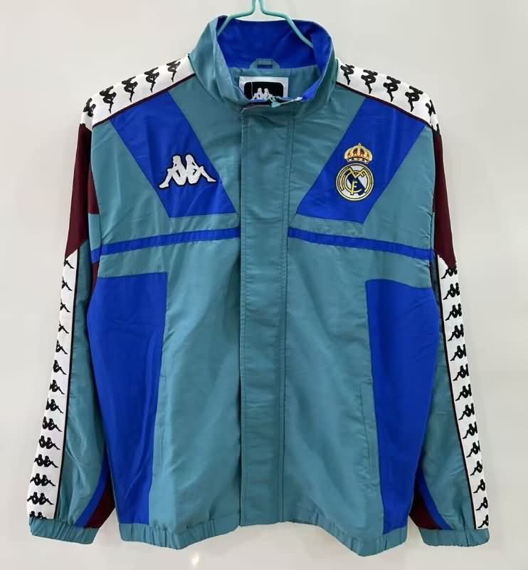 AAA(Thailand) Real Madrid 25/26 Green Soccer Windbreaker