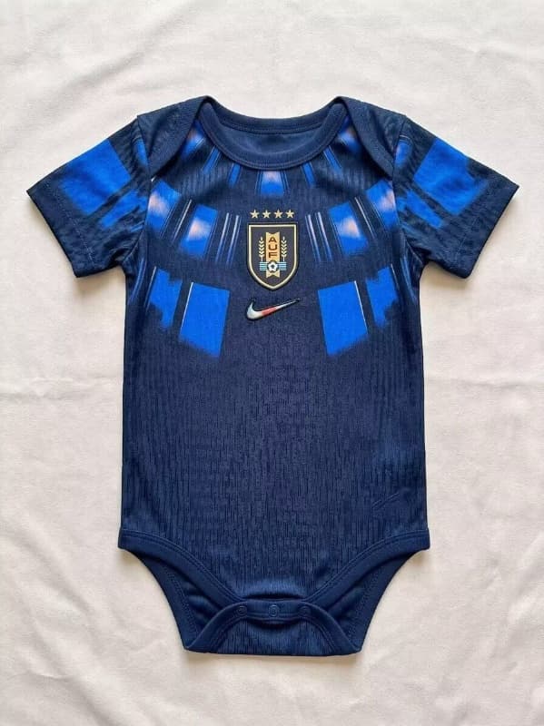 AAA(Thailand) Uruguay 2026 Away Baby Soccer Jerseys AAA(Thailand) Uruguay 2026 Away Baby Soccer Jerseys