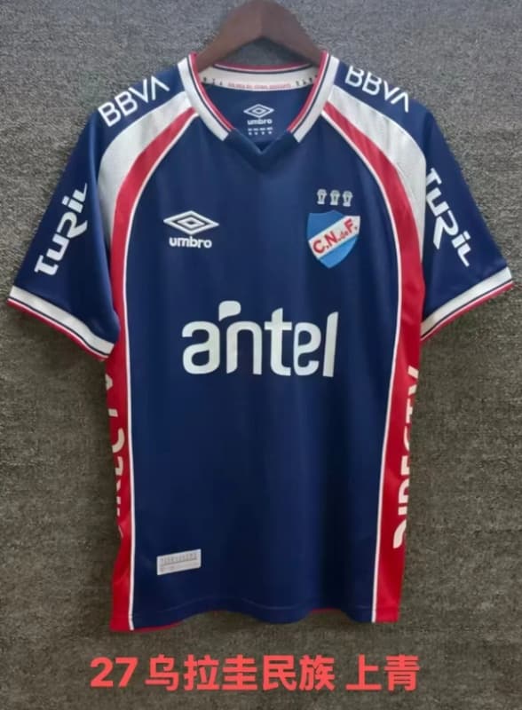 AAA(Thailand) Club Nacional 2026 Goalkeeper Dark Blue Soccer Jersey
