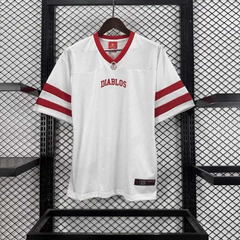 AAA(Thailand) Deportivo Toluca 26/27 White NFL Jersey