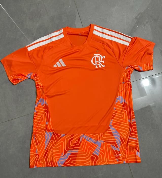 AAA(Thailand) Flamengo 2026 Goalkeeper Orange Soccer Jersey