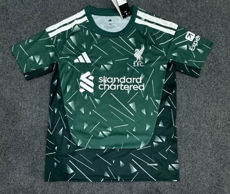 AAA(Thailand) Liverpool 26/27 Goalkeeper Green Soccer Jersey AAA(Thailand) Liverpool 26/27 Goalkeeper Green Soccer Jersey
