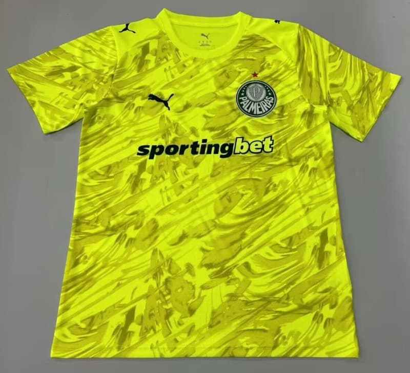 AAA(Thailand) Palmeiras 2026 Goalkeeper Yellow Soccer Jersey