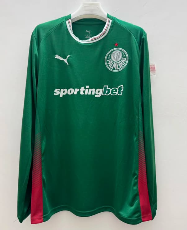 AAA(Thailand) Palmeiras 2026 Home Long Sleeve Soccer Jersey